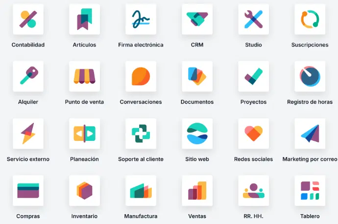 Odoo Aplicaciones